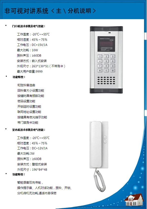 非可视对讲系统解决方案、非可视对讲、非可视对讲厂家、非可视对讲系统图